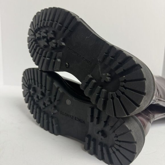 Vince Camuto Womens Phrancie Knee High Boot Eggplant Leather Size 8 M - Picture 5 of 6